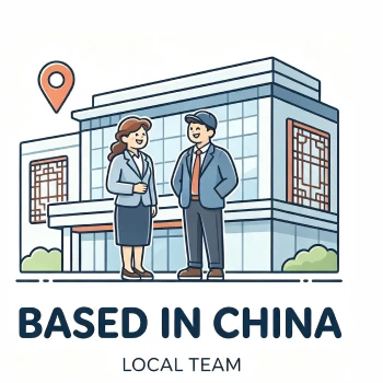 Based in China, local team