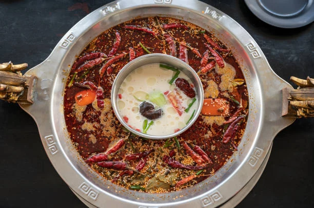 Authentic spicy Chongqing hotpot