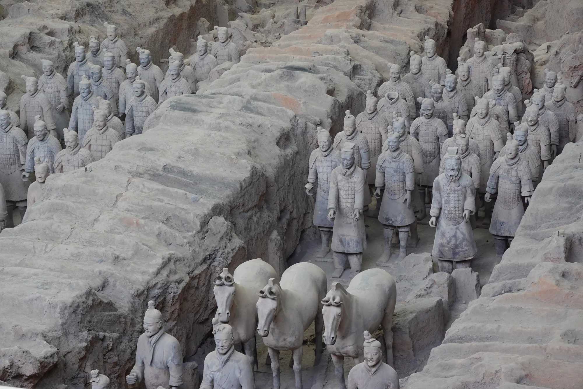 Terracotta Warriors in Xi’an pit